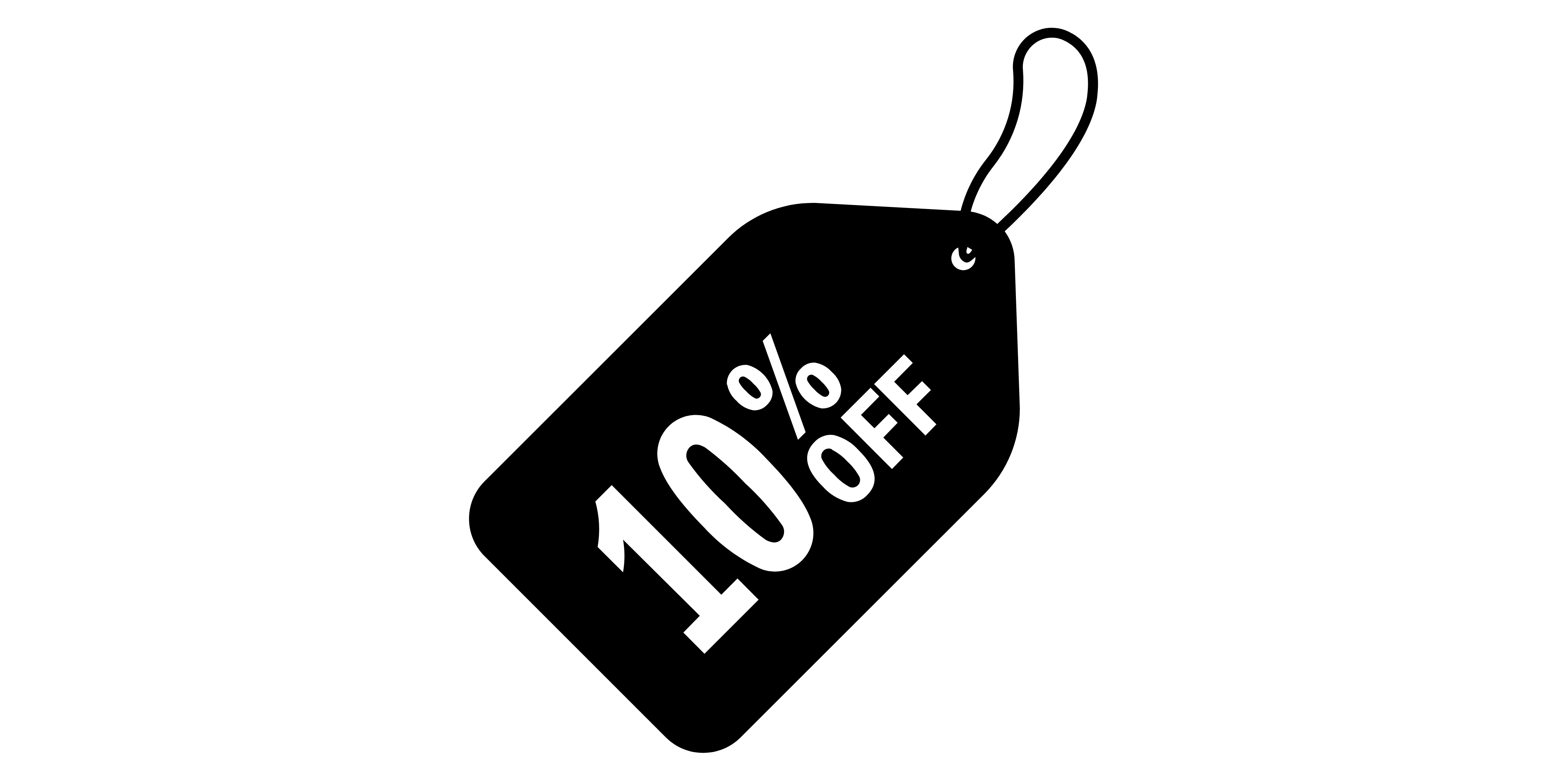 Koop er 2 en ontvang 10% korting